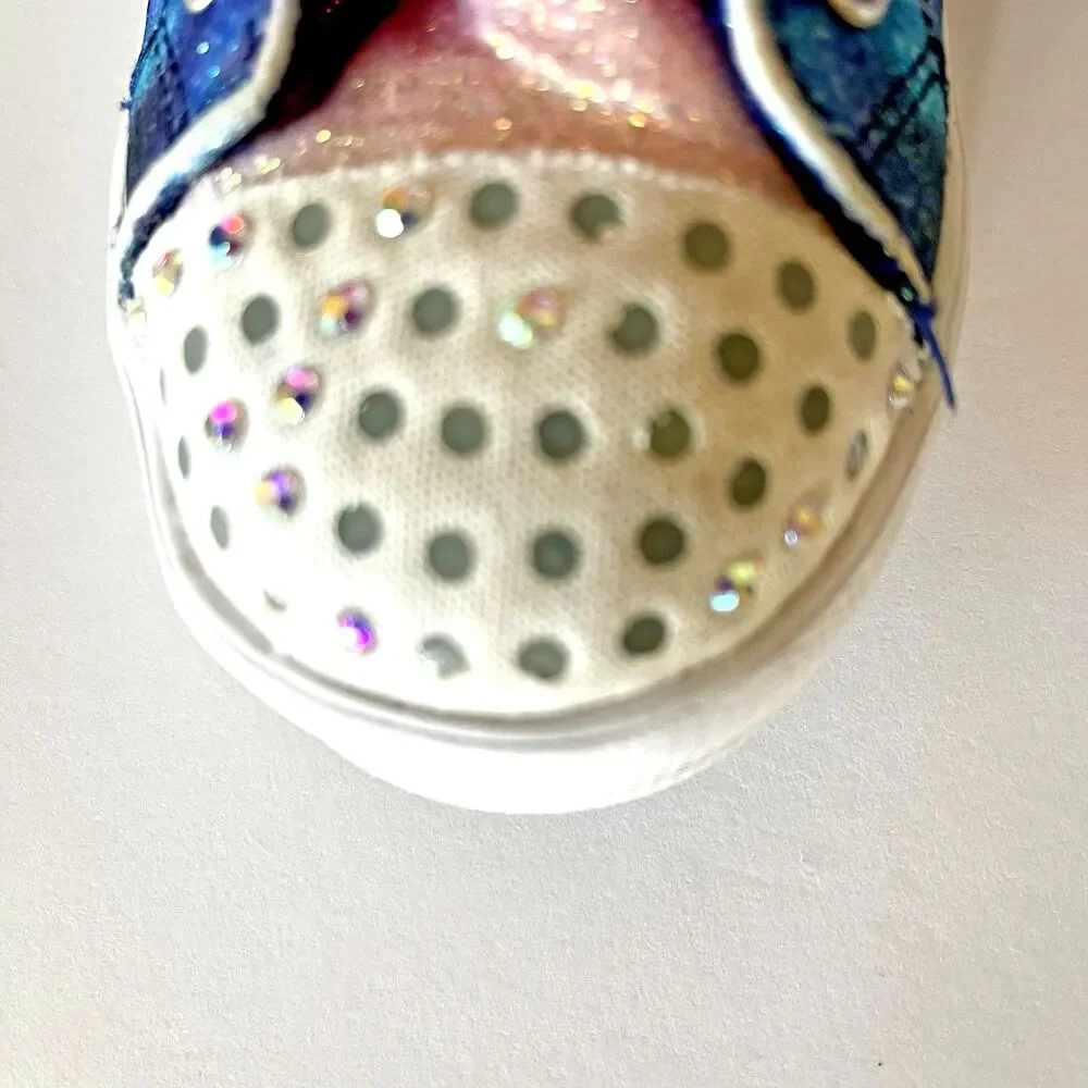 Skechers Twinkle Magic Hot Pink Kids Preschool Unicorn Casual Shoe SZ11.5 Flaws